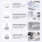 Tilswall tilswall electric spin scrubber, cordless grout shower 360 power  bathroom cleaner with 4 replaceable rotating brush heads, to