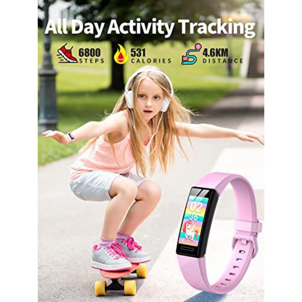 digeehot kids fitness tracker watch for boys girls age 5-16, waterproof fitness watch with heart rate monitor, sleep monitor, calorie 