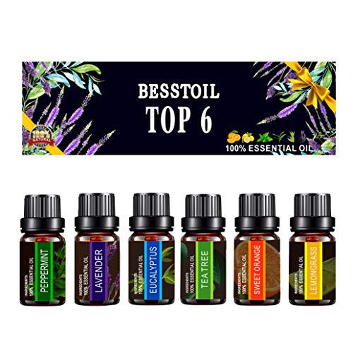 Essential Oils Set of Top6 Besstoil Therapeutic