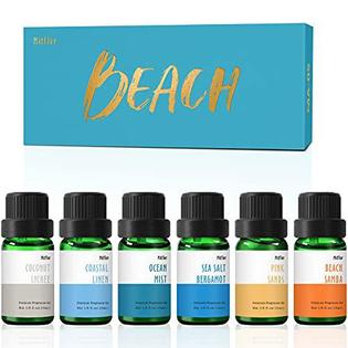 MITFLOR beach fragrance oil, mitflor premium scented oils for diffuser,  soap & candle making scents, summer aromatherapy essential oi