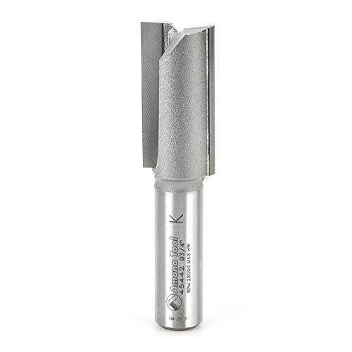 amana tool - 45442 carbide tipped straight plunge 3/4 dia x 1-1/2 x 1/2" shank