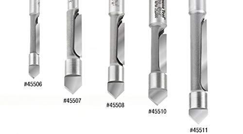amana tool - 45510 carbide tipped panel pilot concave grind 1/2 dia x 1-3/16 x 1/2" sh