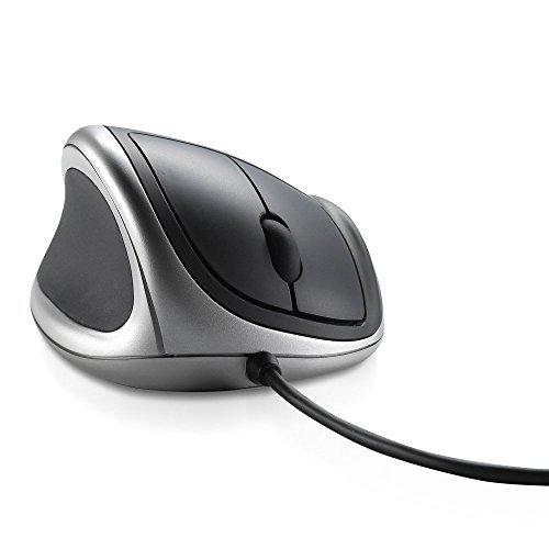 goldtouch kov-gtm-l comfort mouse (left-handed) usb, black silver
