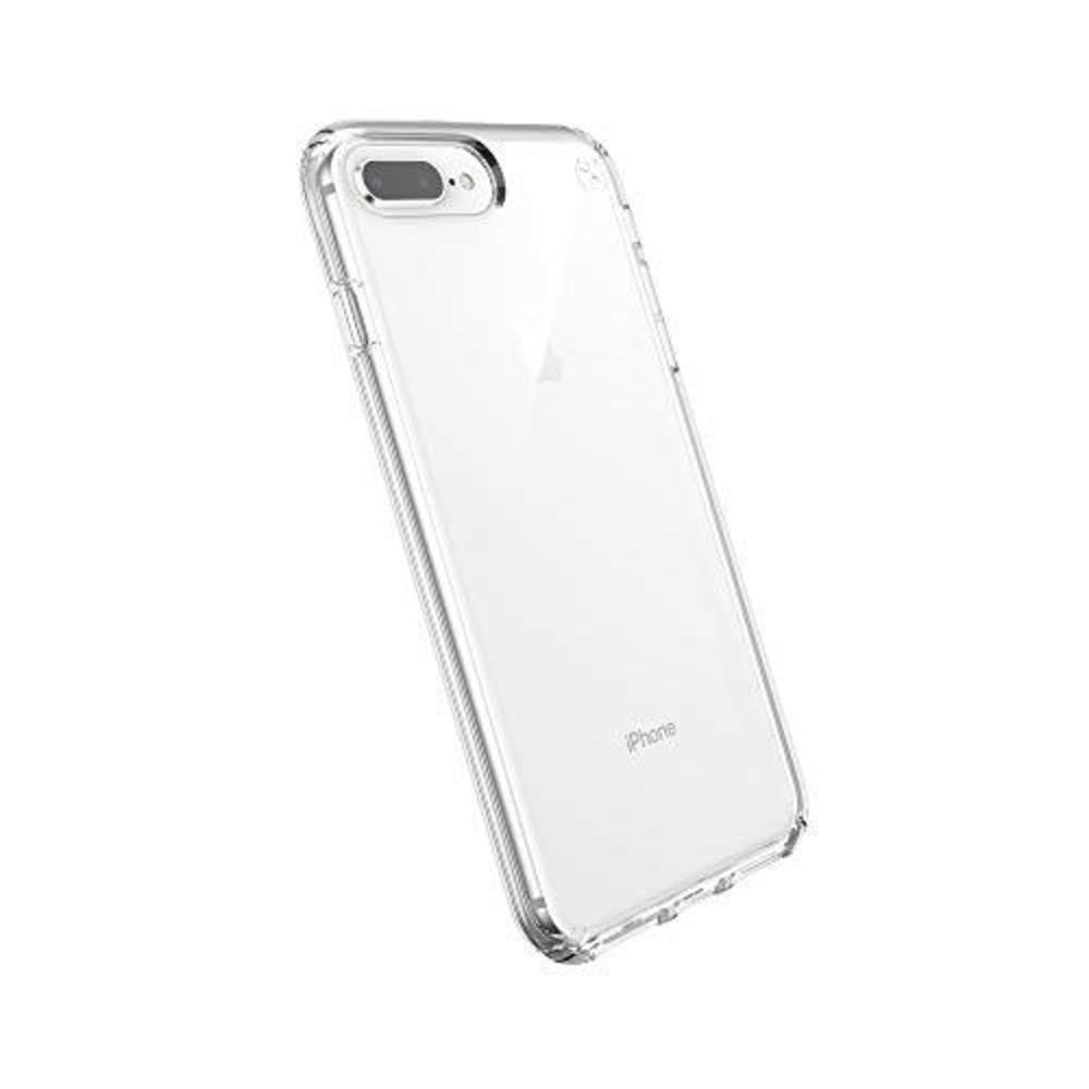 speck products presidio stay clear iphone 8 plus/iphone 7 plus/iphone 6s plus case, clear/clear, iphone 8+/7+/6s+/6+ (119400-