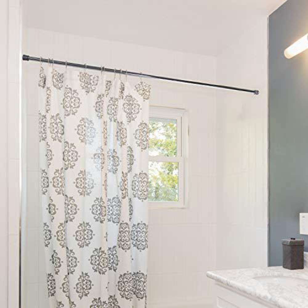 design house 564203 adjustable shower rod 51"-86", polished chrome