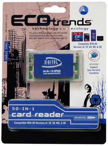 sakar eco trends 50-in-1 flash memory card reader