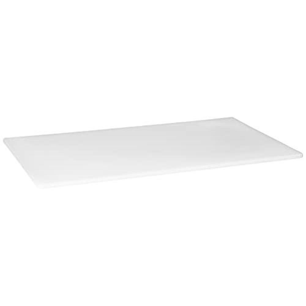 winco cbwt-1830 cutting board, 18-inch by 30-inch by 1/2-inch, white,medium