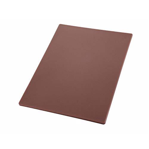 winco 18"x24"x1/2" cutting board, brown
