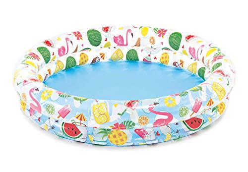 Intex Inflatable Stars Kiddie 2 Ring Circles Swimming Pool (48" X 10") [Assorted Styles]