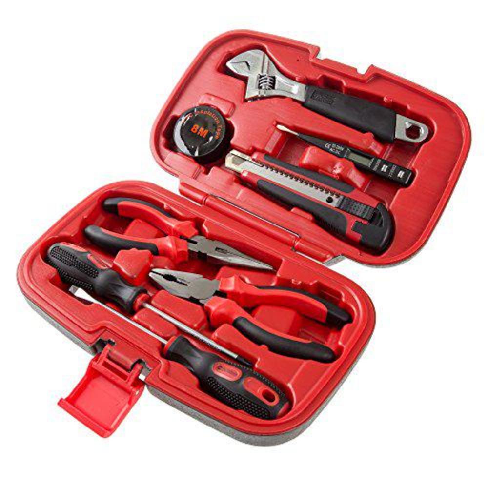stalwart - 75-ht1009 household hand tools, tool set - 9 piece by , set includes - adjustable wrench, screwdriver, pliers (too