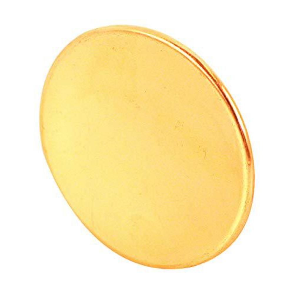 prime-line bright brass steel knob right or left handed