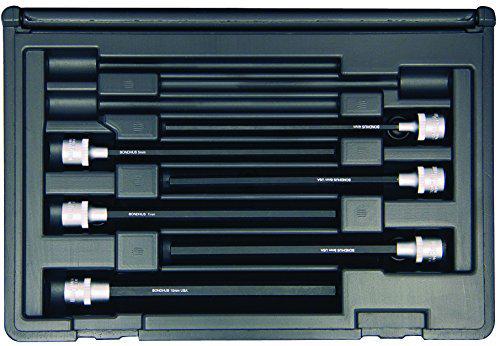 bondhus 30646 6-piece socket hex bit tool set with sockets, 6" length,1 set-pack