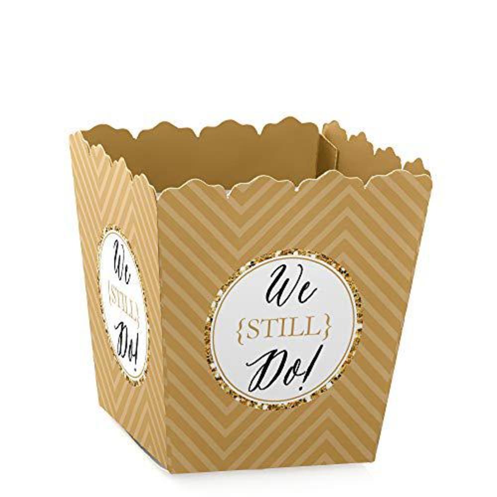 Big Dot of Happiness we still do - party mini favor boxes - 50th wedding anniversary party treat candy boxes - set of 12
