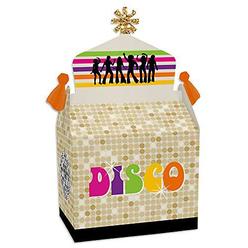 big dot of happiness 70?s disco - treat box party favors - 1970s disco fever party goodie gable boxes - set of 12