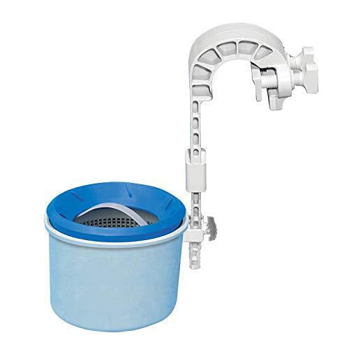 intex 28000e deluxe wall-mounted swimming pool surface automatic skimmer with removeable skimmer basket for 800+ gph pumps