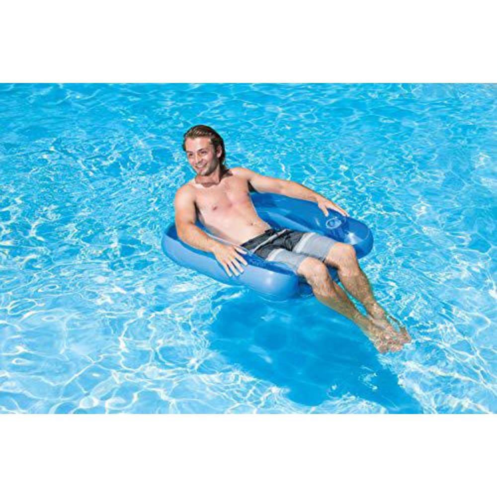 poolmaster 85598 paradise water chair pool float , blue