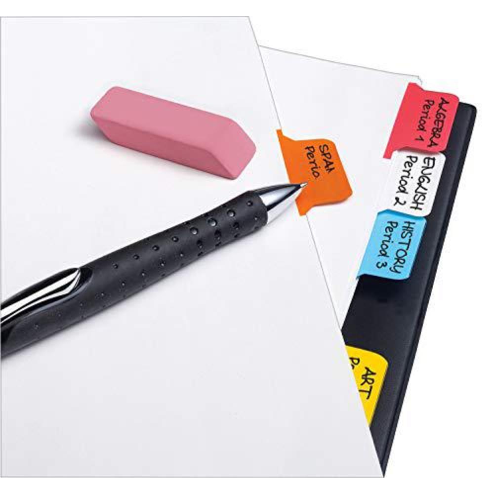 avery 8-tab binder dividers, write & erase multicolor big tabs, 6 sets, school binder organizers (23079) - 73079