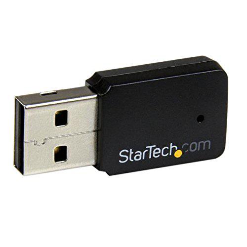startech.com usb 2.0 ac600 mini dual band wireless-ac network adapter - 1t1r 802.11ac wifi adapter - 2.4ghz / 5ghz usb wirele