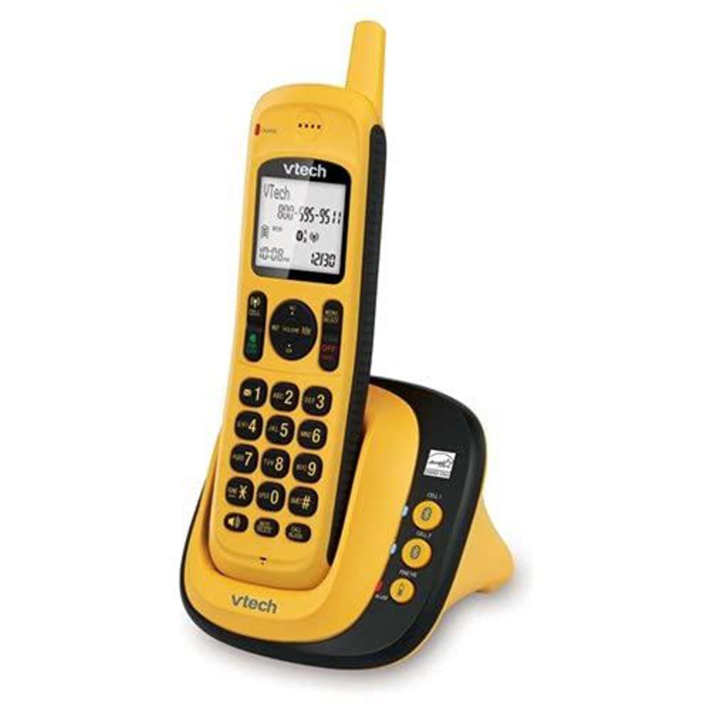 vtech ds6161w dect 6.0 rugged waterproof cordless phone with bluetooth connect to cell, 1 handset