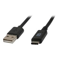 Comprehensive Cable Comprehensive USB3-CA-6ST 6 ft. USB 3.1 C Male to A Male Cable, Black