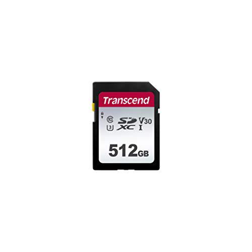 transcend ts512gsdc300s 512gb uhs-i u3 sd memory card
