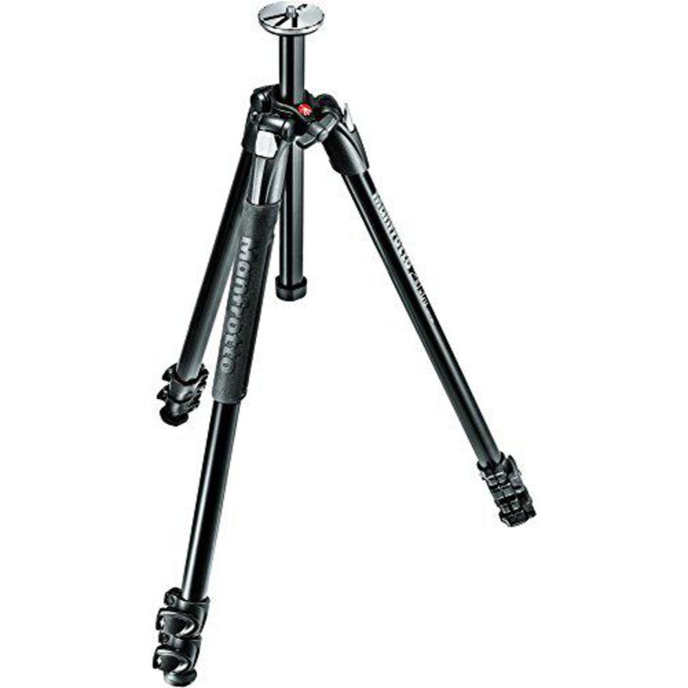 manfrotto 290 xtra aluminum 3-section tripod kit with fluid video head (mk290xta3-2wus)