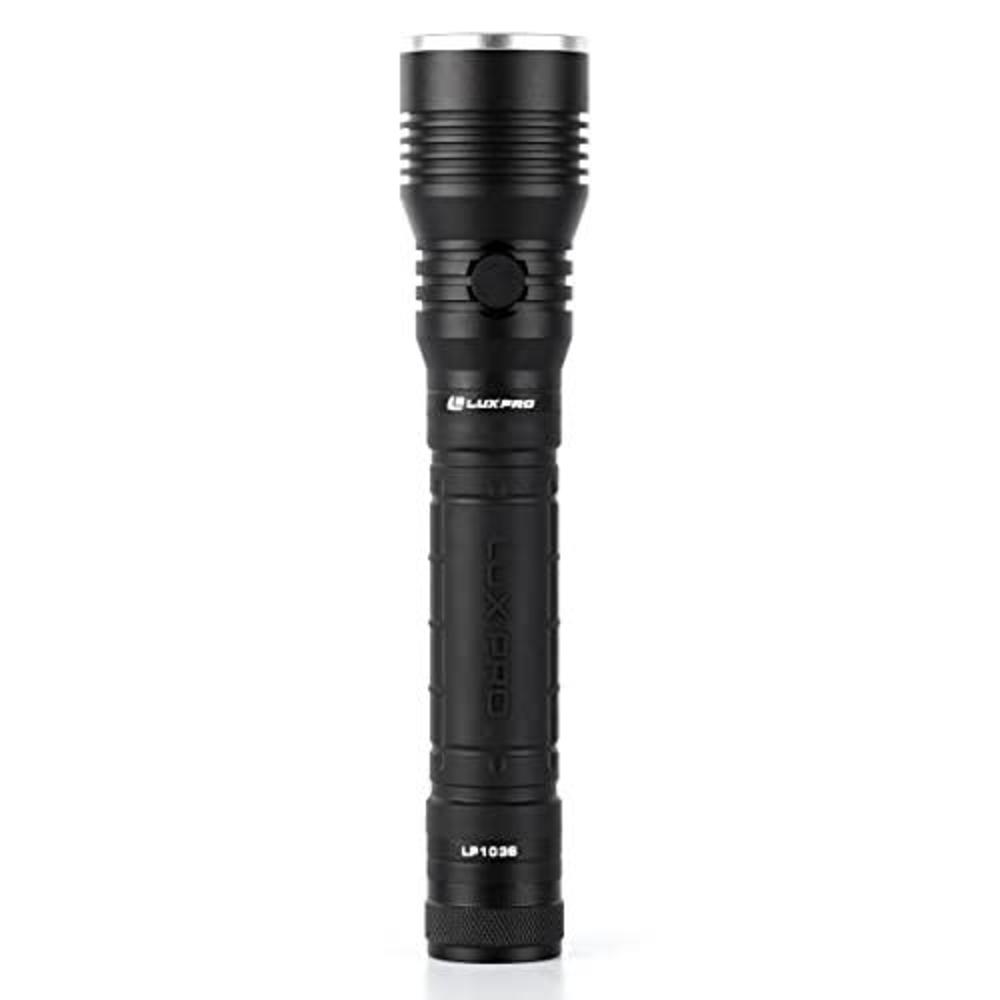 Lux-Pro luxpro lp1036 600 lumen multi-mode 46hr runtime led flashlight with tackgrip