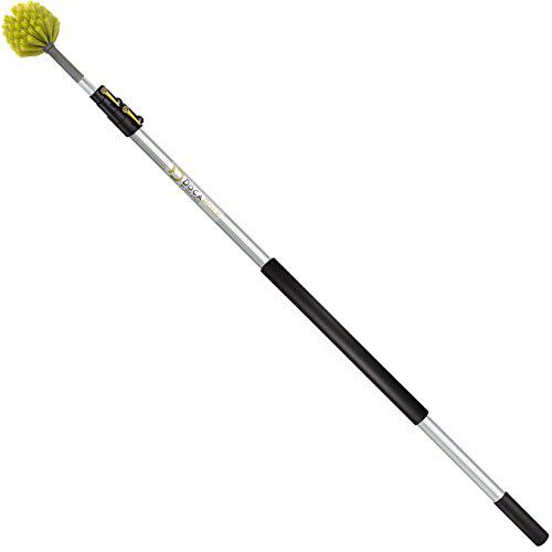 Docazoo docapole 5-12 foot (20 ft reach) telescoping extension pole with cobweb duster for high ceilings and corners
