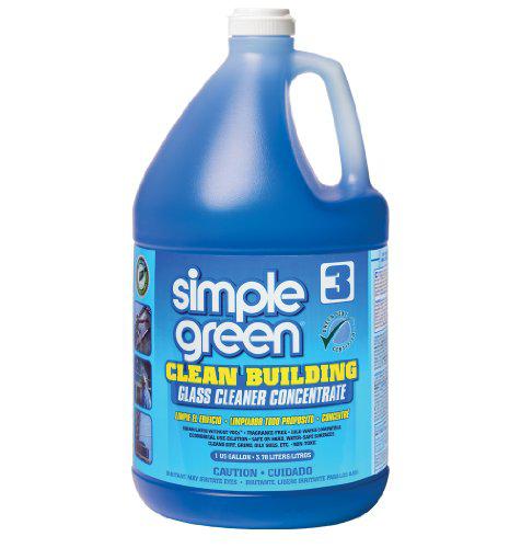 simple green 11301 clean building glass concentrate cleaner, 1 gallon bottle