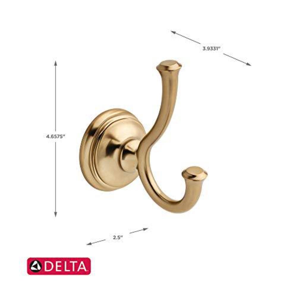 delta cassidy towel hook, champagne bronze, bathroom accessories, 79735-cz