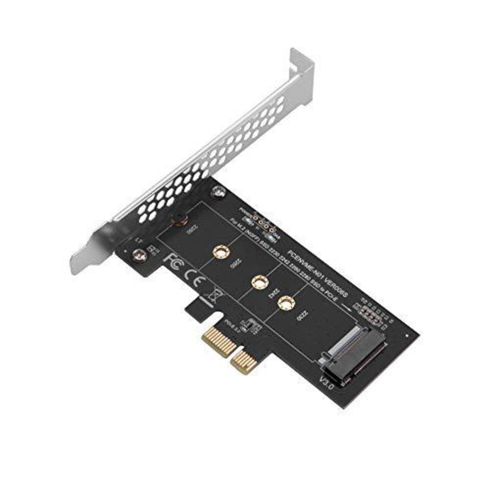 siig m.2 ssd m key nvme pcie 3.0 x4 card adapter with low and full profile bracket - supports m.2 pcie 2230, 2242, 2260 and 2