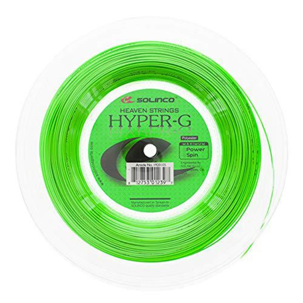 solinco hyper-g (16l-1.25mm) tennis string reel (660ft/200m)