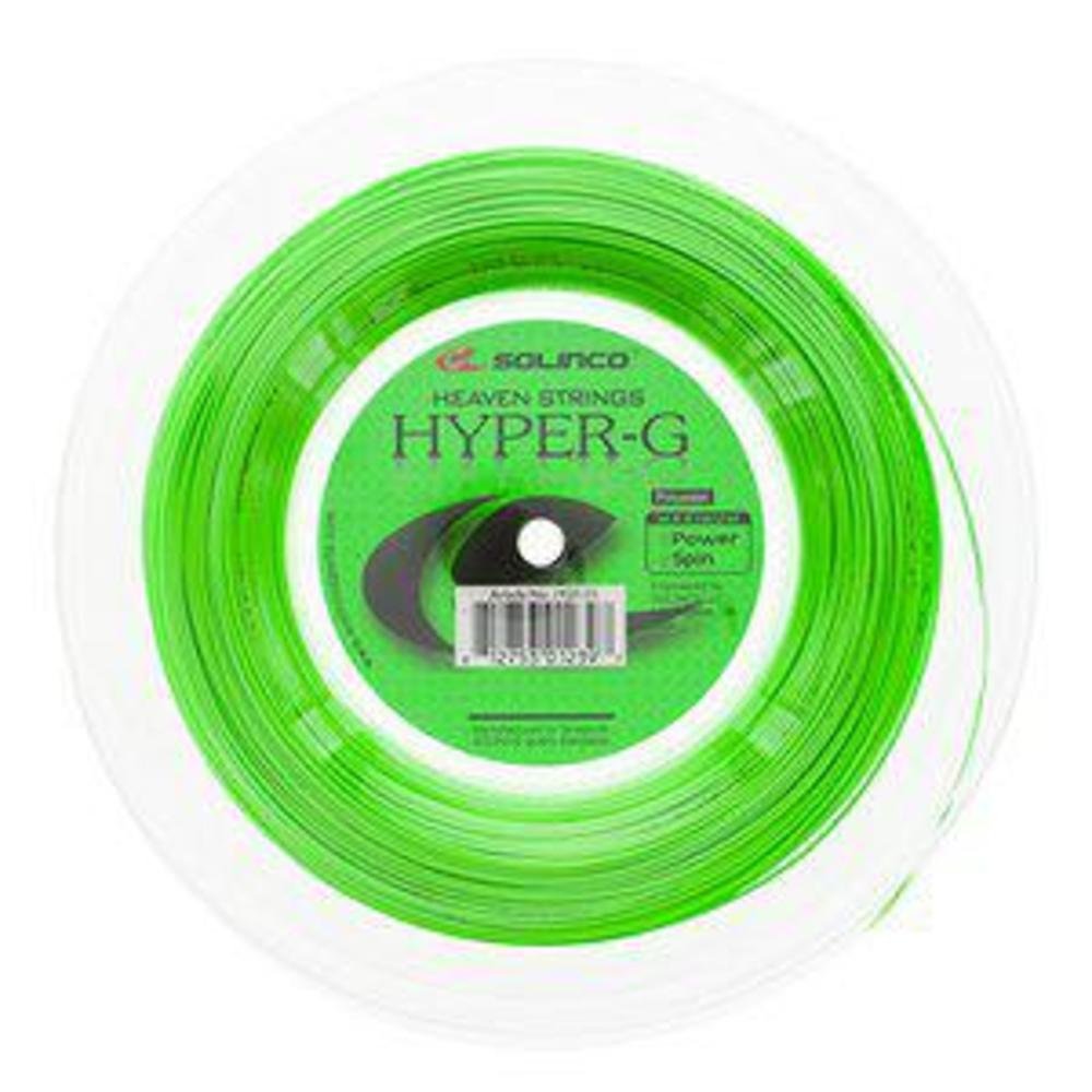 solinco hyper-g (16l-1.25mm) tennis string reel (660ft/200m)