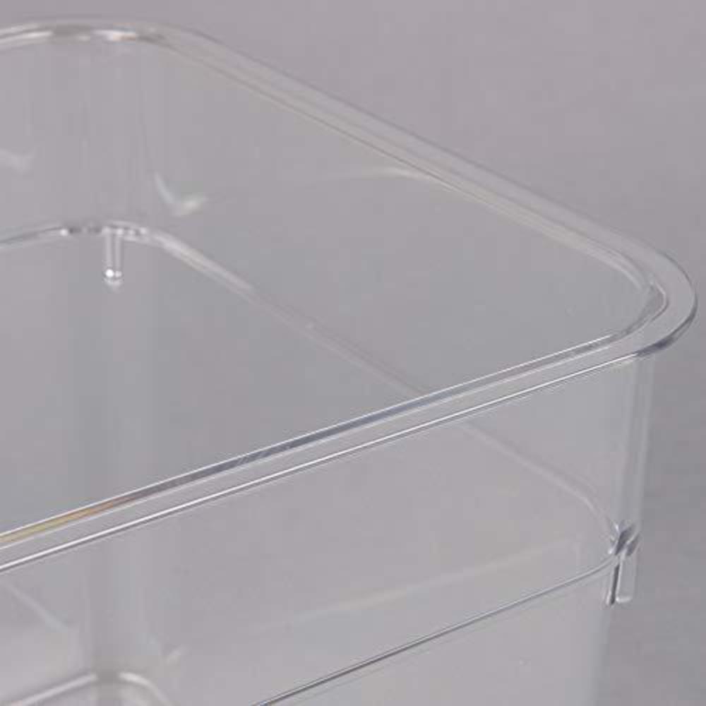 cambro 6sfscw135 camsquare food container, 6-quart, polycarbonate, clear, nsf with lid