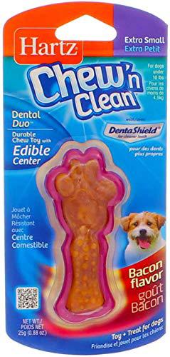 hartz tiny dog dental duo dog toy edible chew combo [set of 3]3