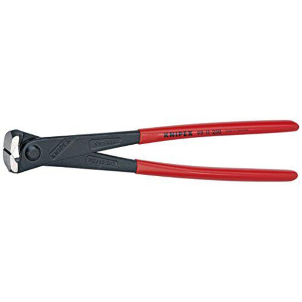 knipex tools - high leverage concreters' nippers, plastic coated (9911250)