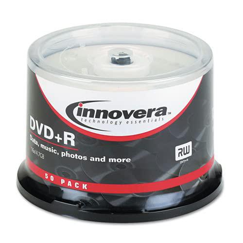INNOVERA IVR46851 Innovera® Dvd+r Recordable Disc, 4.7 Gb, 16x, Spindle, Silver, 50/pack IVR46851