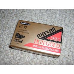 Maxell VHS-C Video Tape Cassette, 30 Minutes