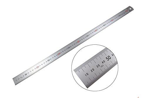 shinwa h101-e 600 mm rigid"zero glare" metric machinist ruler/rule scale .5 mm & mm