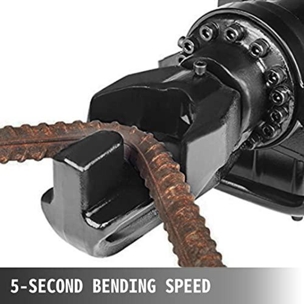 happybuy 900w electric rebar bender 5/8inch 16mm hydraulic electric hand held rebar bender machine for bending steel rope