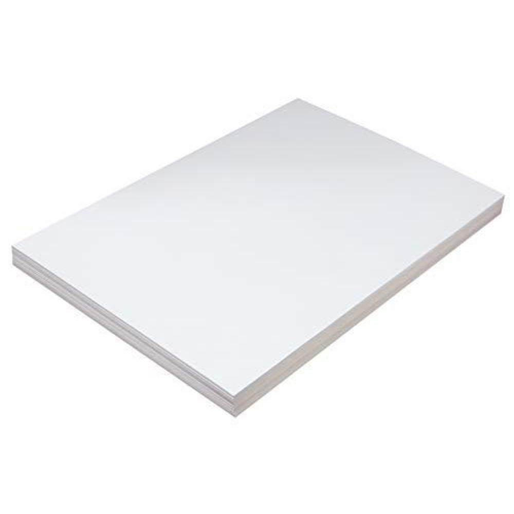 pacon medium weight tagboard, 12 x 18 inches, white, 100 sheets (5284)