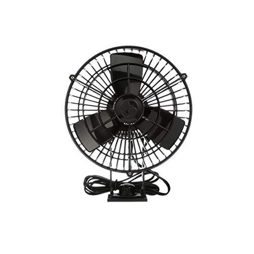 caframo kona. 12v weatherproof fan for marine use. ip55 rated, direct wire. black, 7.0? x 7.5" x 9.5"
