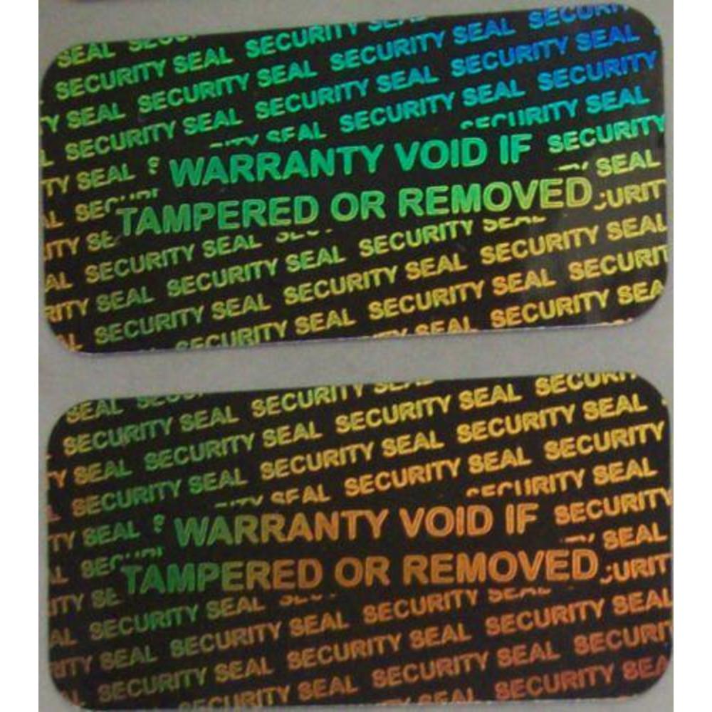 Dealimax 1000 security seal hologram silver tamper evident warranty labels stickers 15mm x 30mm- dealimax brand