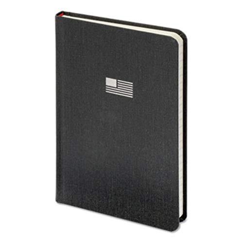 oxford hardcover journal, gray, 0.5" x 5.3" x 8.3"