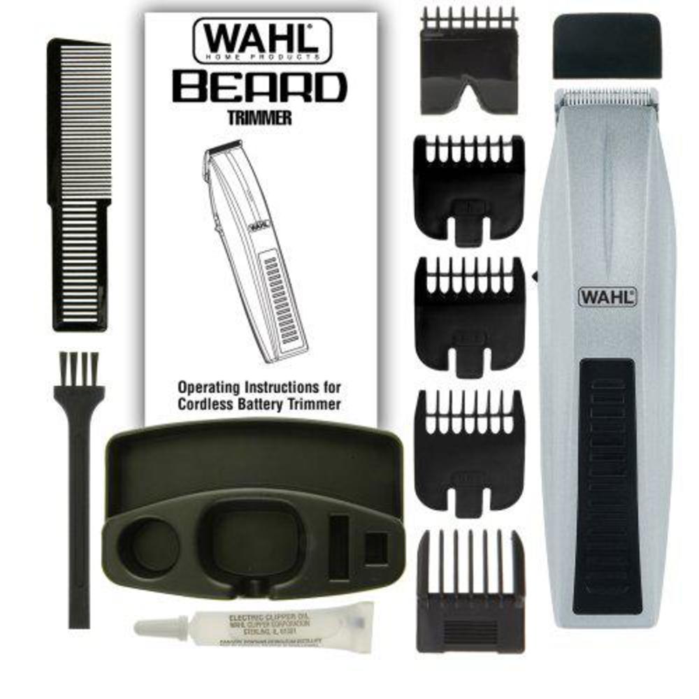 wahl 5537-506 cordless/battery operated beard & mustache trimmer
