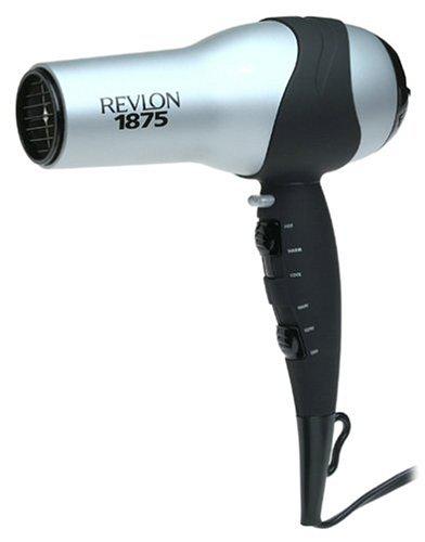 revlon matte chrome full-size turbo hair dryer - rv473pk1