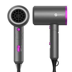 Slopehill hair dryer, slopehill (safety upgraded) 1800w professional ionic hairdryer for hair care, powerful hot/cool wind blow dryer, 