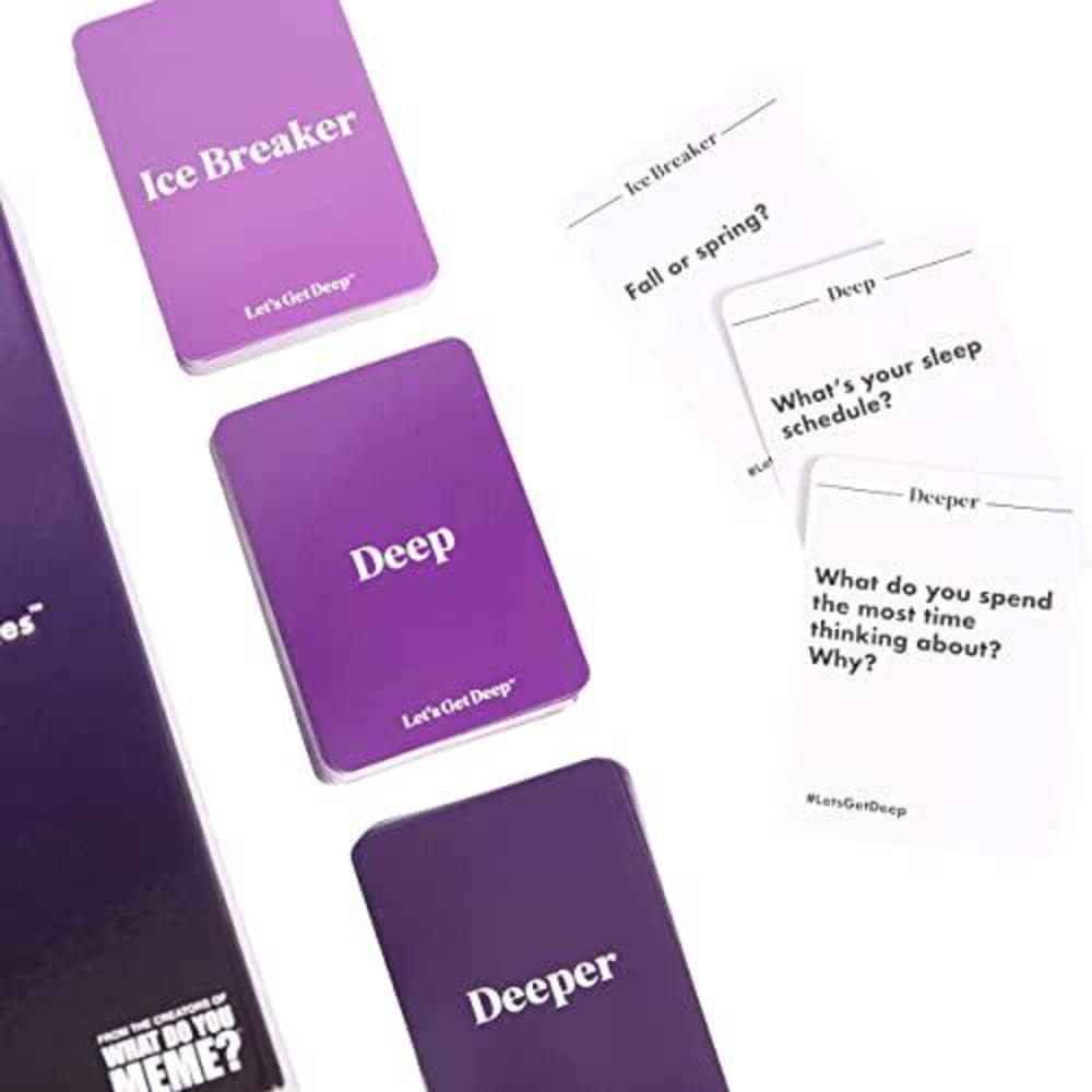 What Do You Meme? let's get deep - the relationship game full of questions for couples - by what do you meme?