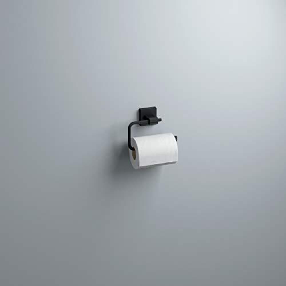 franklin brass maxted toilet paper holder, matte black, bathroom accessories, max50-fb