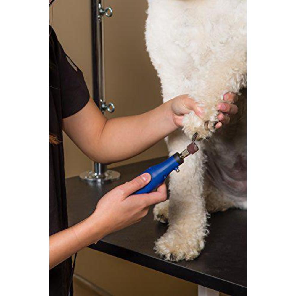 wahl professional animal pet, dog, and cat ultimate nail grinder trimming kit (#5973), blue